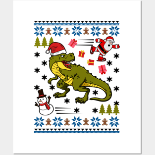 Dinosaurs Hate Christmas Posters and Art